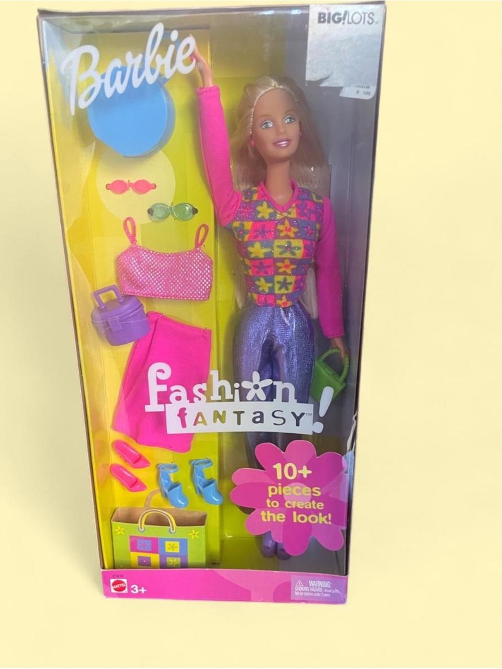 Barbie Fashion Fantasy Doll - Pink & Purple Outfit 2002